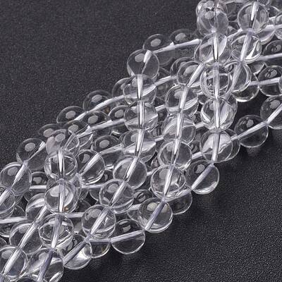 Synthetic Quartz Crystal Beads Strands