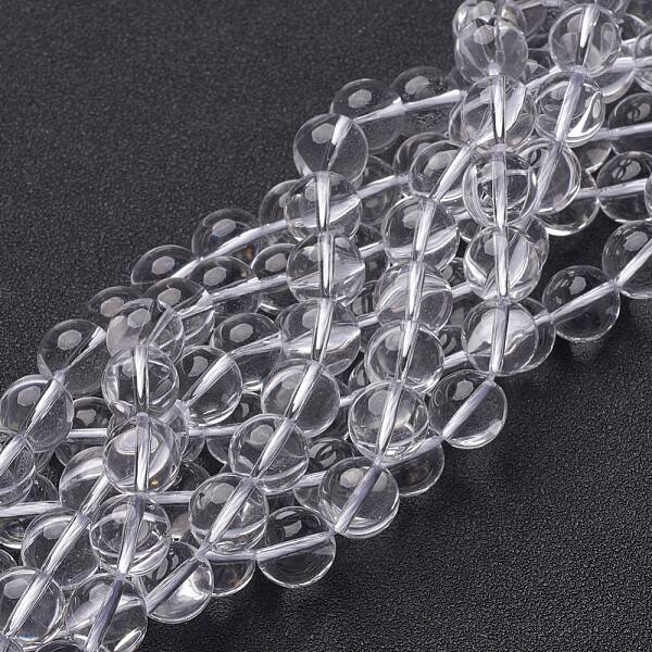 Synthetic Quartz Crystal Beads Strands