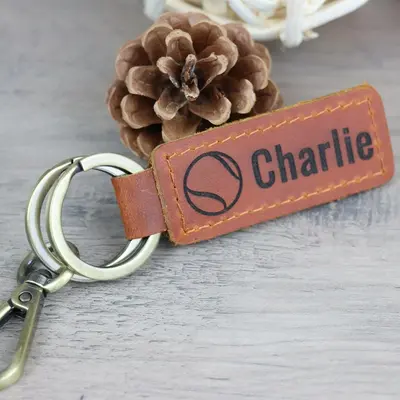 Personalized Tennis Keychains