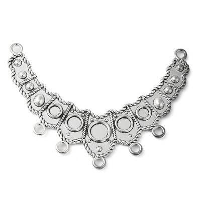 Tibetan Style Alloy Connector Cabochon Settings