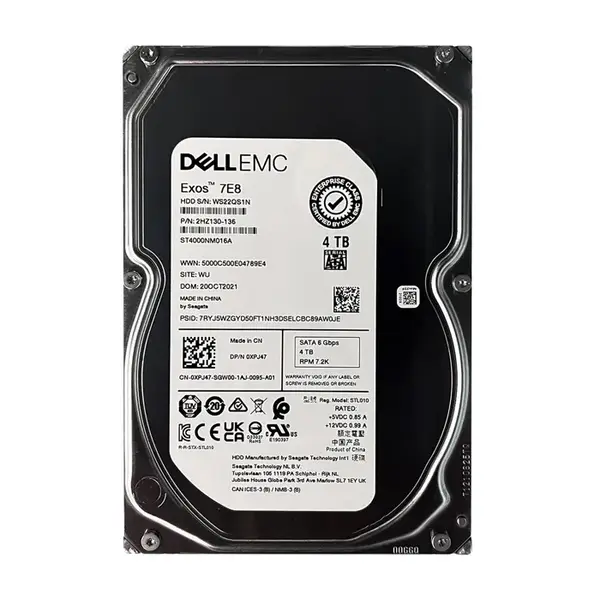 ST4000NM016A Seagate 4TB 6Gb/s SATA 7200 3.5-inch 256MB Hard Drive