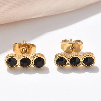 304 Stainless Steel Stud Earrings