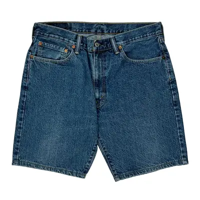 505 Levis Denim Shorts - 35W 8L Blue Cotton