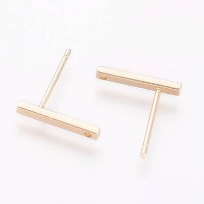 Brass Stud Earring Findings