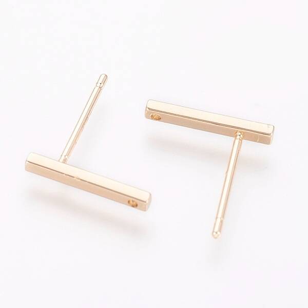 Brass Stud Earring Findings