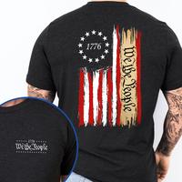 We The People Patriotic T-Shirt MLN3131TS - Father's Day, Gifts For Men, Husband Gifts - Round Neck Short Sleeve T-shirt, Men...