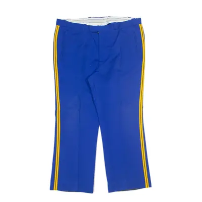 UNIFORMENFABRIK AG Suisse Workwear Uniform Trousers Blue Regular Wide-Leg Mens W40 L28
