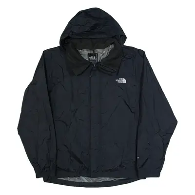 THE NORTH FACE HyVent Mens Rain Jacket Black Hooded S