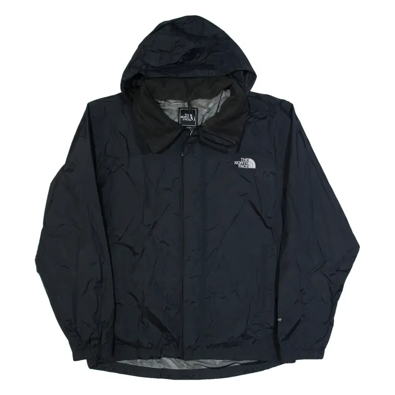 THE NORTH FACE HyVent Mens Rain Jacket Black Hooded S