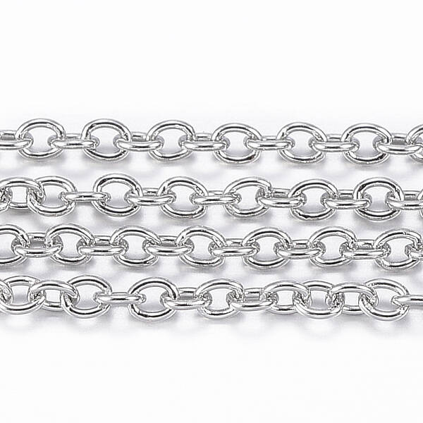 Non-Tarnish 3.28 Feet 304 Stainless Steel Cable Chains