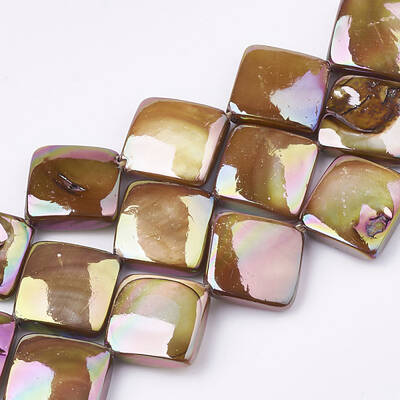 AB Color Natural Freshwater Shell Beads Strands