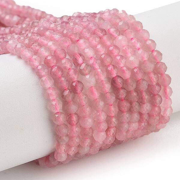 Natural Madagascar Rose Quartz Beads Strands