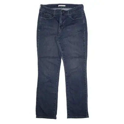 LEVI'S 505 Jeans Blue Denim Regular Straight Womens W28 L30