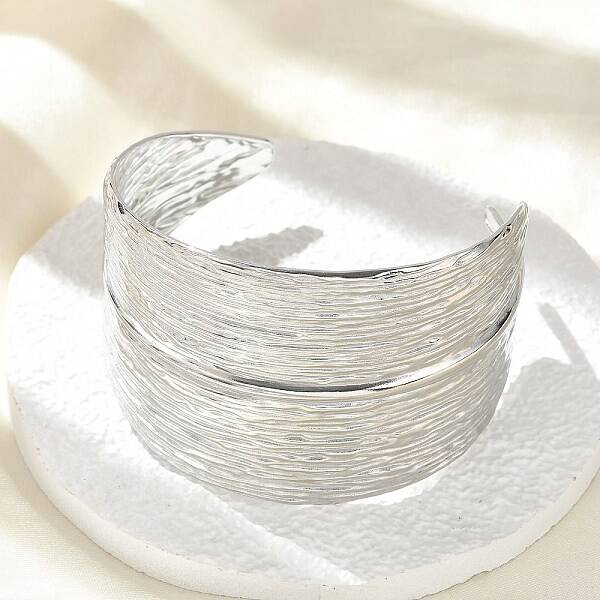 304 Stainless Steel Cuff Bangles for Women