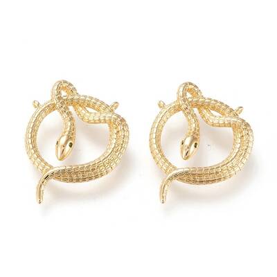 Brass Micro Pave Cubic Zirconia Pendants