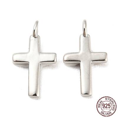 Rhodium Plated 925 Sterling Silver Charms
