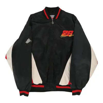 Ernie Irvan 28 Nutmeg Nascar Jacket - XL Black Polyester Blend