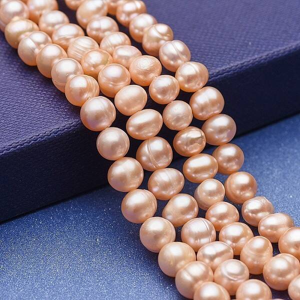 Natural Cultured Freshwater Pearl Beads Strands