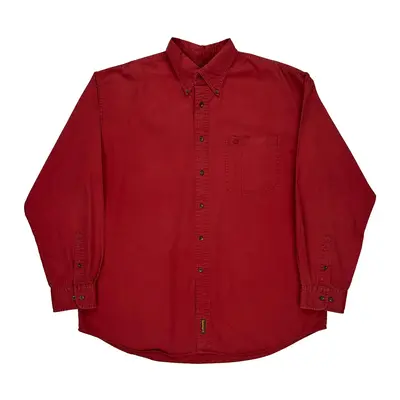 Timberland Shirt - XL Red Cotton