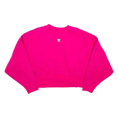 ADIDAS Womens Sweatshirt Pink UK 10
