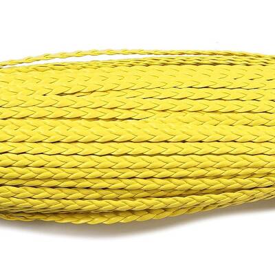 3-Ply PU Leather Braided Cord