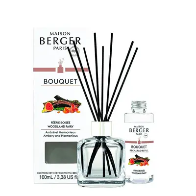 Maison Berger Paris Set Regalo Diffusore Di Aromi Cube + Ricarica Woodland Fairy 100 Ml