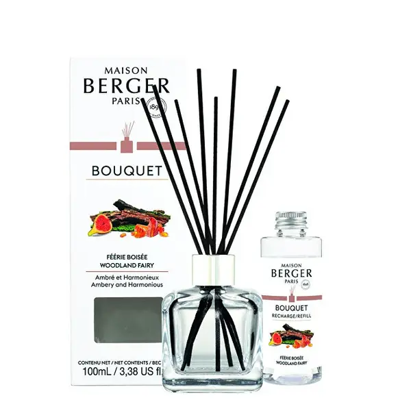 Maison Berger Paris Set Regalo Diffusore Di Aromi Cube + Ricarica Woodland Fairy 100 Ml
