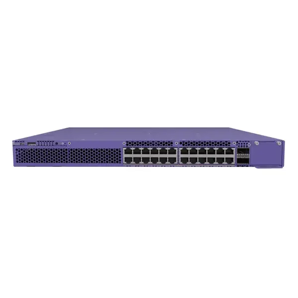 Extreme Networks 5720-24MXW | 5720 Series 24-Ports 1/2.5/5/10GBase-T RJ-45 PoE++ 2-Ports 100GBase-X QSFP28 Stacking Layer 3 M...