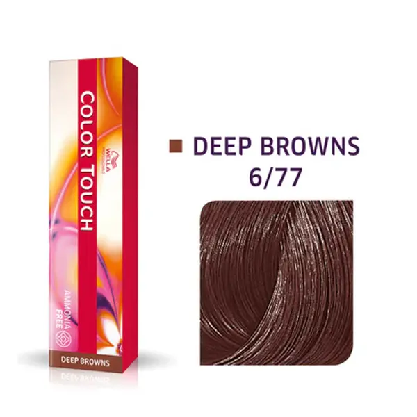 Wella Professionals Color Touch Tinta per capelli semipermanente senza ammoniaca 6/77 Castano intenso 60 ml