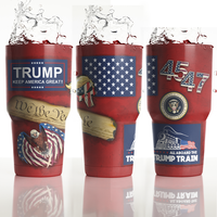 American Flag Insulated Tumbler, 30oz Stainless Steel Tumbler For Mom Dad, Vacuum Double Wall Travel Coffee Cup, Unique Gifts...