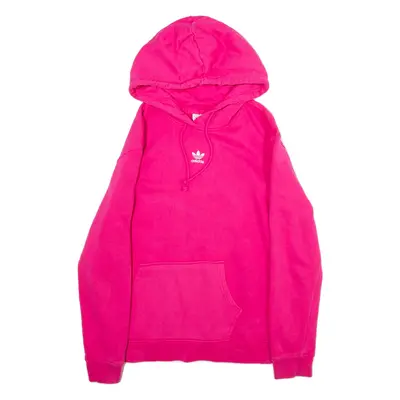 ADIDAS Womens Pink Hoodie UK 10