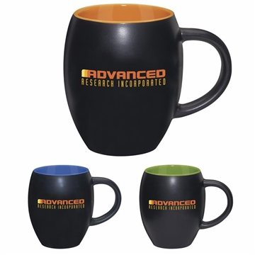 36 Customized Matte Barrel With Color Mug - 17 oz - Dishwasher ...