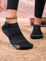 Women's Cut Out Design Water Shoes, Sporty Breathable Comfortable Barefoot Shoes, Outdoor Sports Shoes for Beach Swimming, At...
