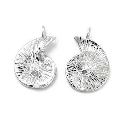 Brass Micro Pave Clear Cubic Zirconia Pendants