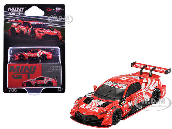 Honda NSX-GT Type S GT500 #8 Tomoki Nojiri - Toshiki Oyu ARTA Super GT Series (2023) Limited Edition 1/64 Diecast Model...
