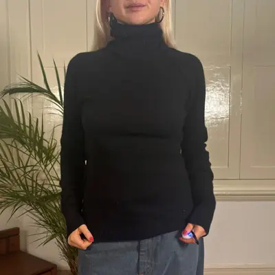 Liu Jo Rollneck - Small Black Cashmere