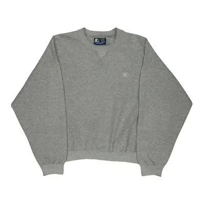 Heavyweight Starter Sweatshirt - XL Grey Cotton Blend