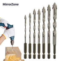 7Count Sawtooth Eccentric Drill Bit Set,Industrial Strength Carbide Drill Bit Tip,Efficient Chip Removal,Heat Resistance,Long...