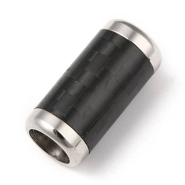 304 Stainless Steel Magnetic Clasps with Glue-in Ends