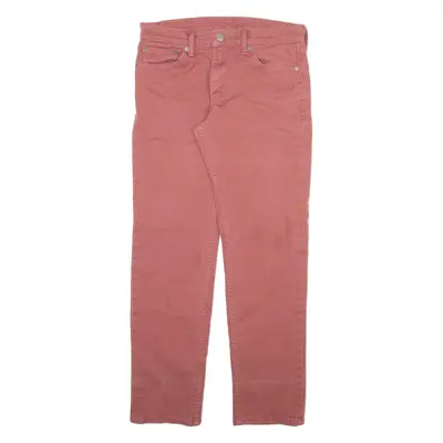 LEVI'S 511 Jeans Mens Red Slim Straight W30 L30