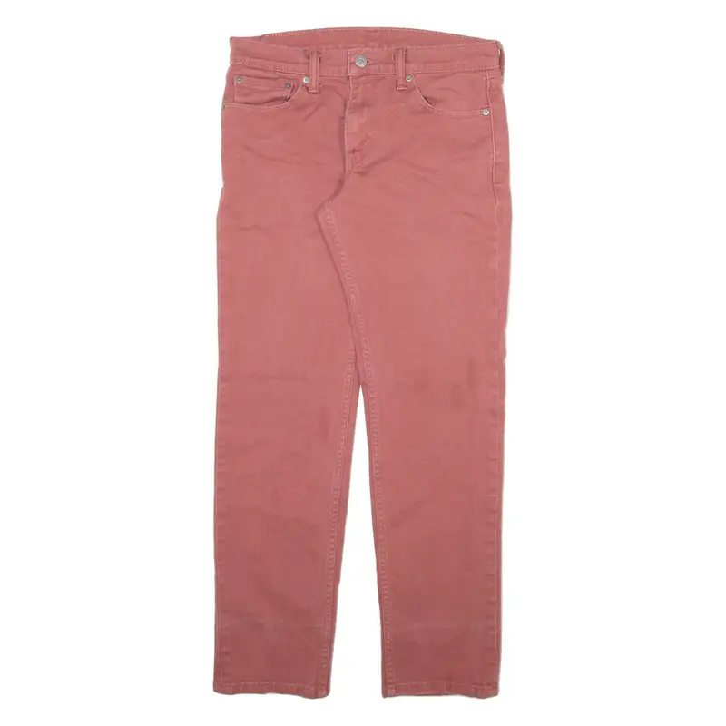 LEVI'S 511 Jeans Mens Red Slim Straight W30 L30