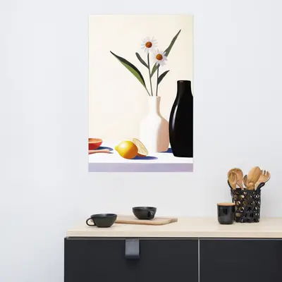 Serene Simplicity - Minimalist Still Life Art