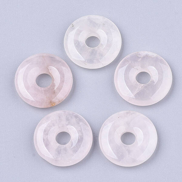 Natural Rose Quartz Pendants