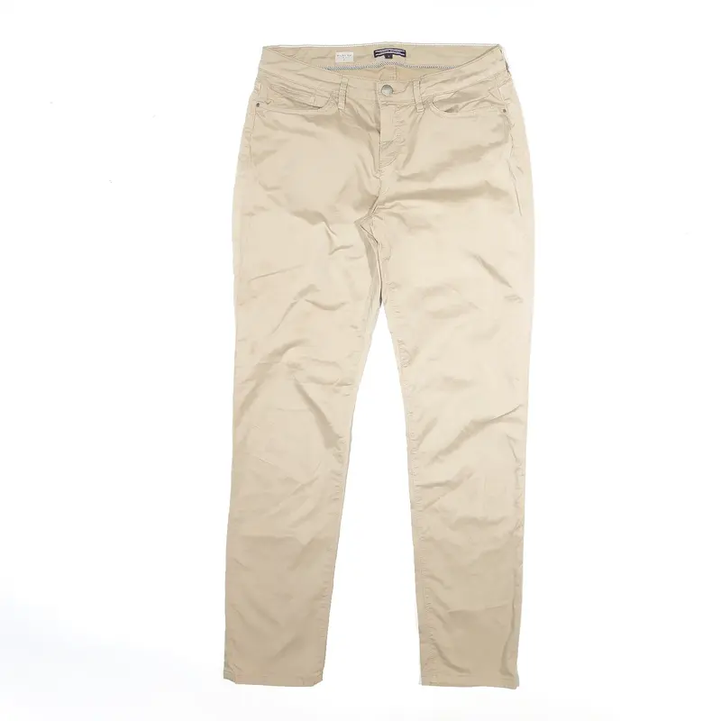 TOMMY HILFIGER Milan Trousers Beige Slim Tapered Womens W28 L28
