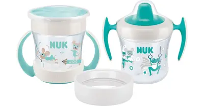 NUK Mini Set Mint/turquoise cup 3 in 1 6 months+ Neutral 160 ml