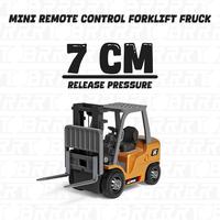BRRRRT 1/64 RC Forklift Toy 7 Channel 2 Mode Mini Remote Control Forklift Truck with Rechargeable Battery 2 in 1 Transformabl...