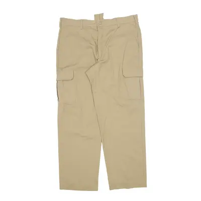 RED KAP Cargo Workwear Trousers Beige Regular Straight Mens W38 L32