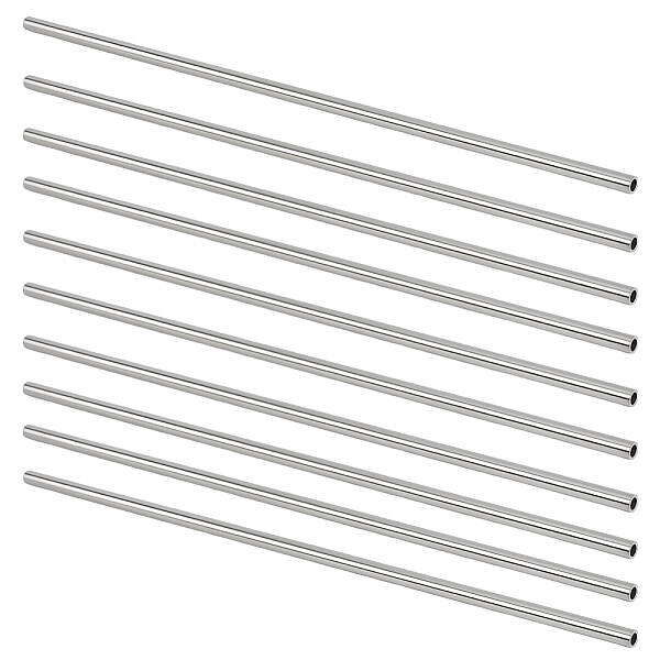 10Pcs 304 Stainless Steel Hollow Tube