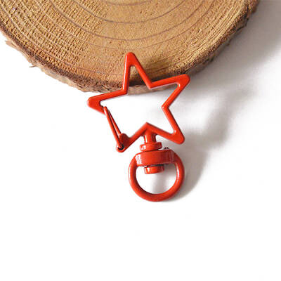 Spray Painted Alloy Swivel Snap Hooks Clasps