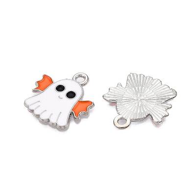 Halloween Theme Alloy Enamel Pendants